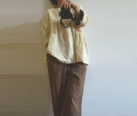 edoa Dupioni Silk Noil Tunic