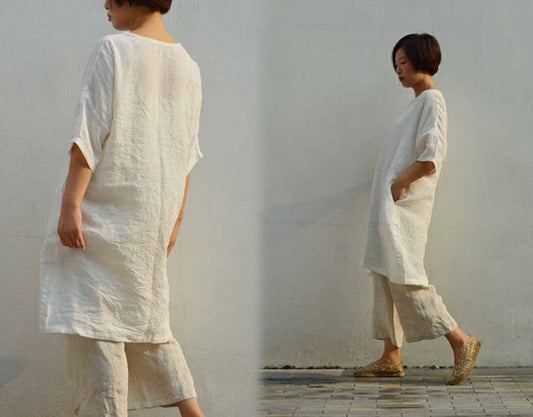 edoa Washed Linen Tunic