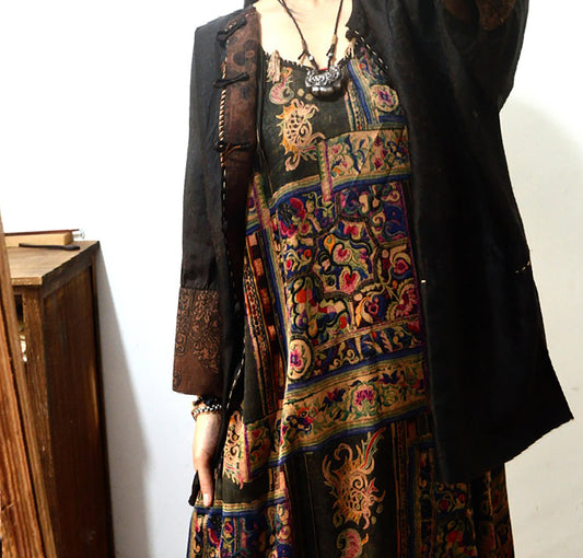 Printed Mud Silk Cami Dress dr0147 X278
