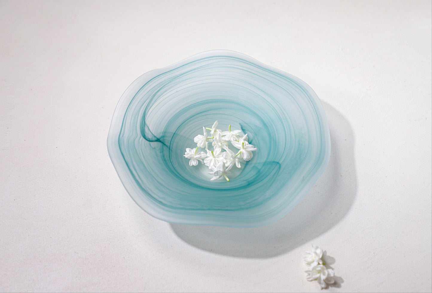 irregular mist glass plate