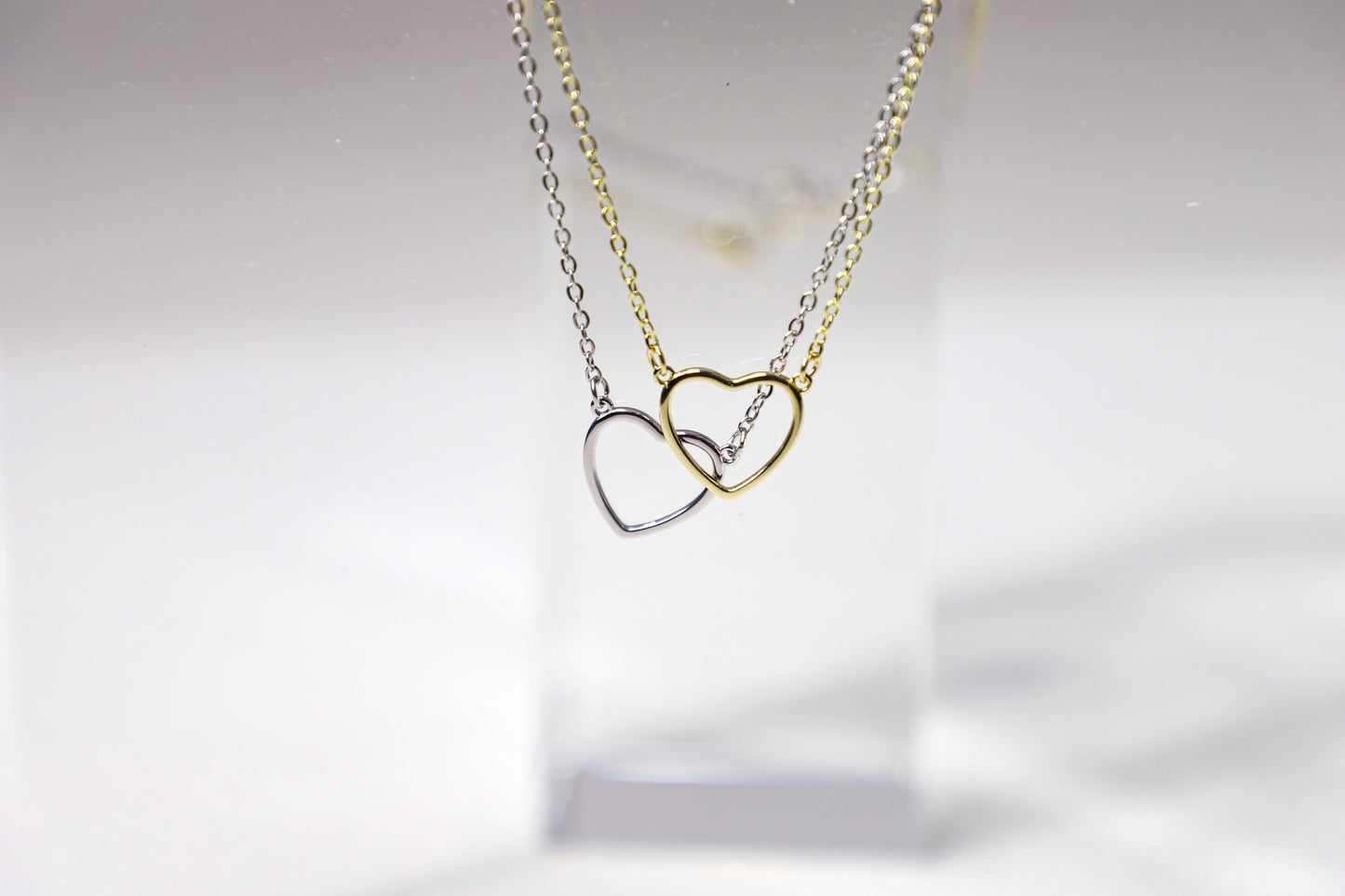 hollow heart necklace