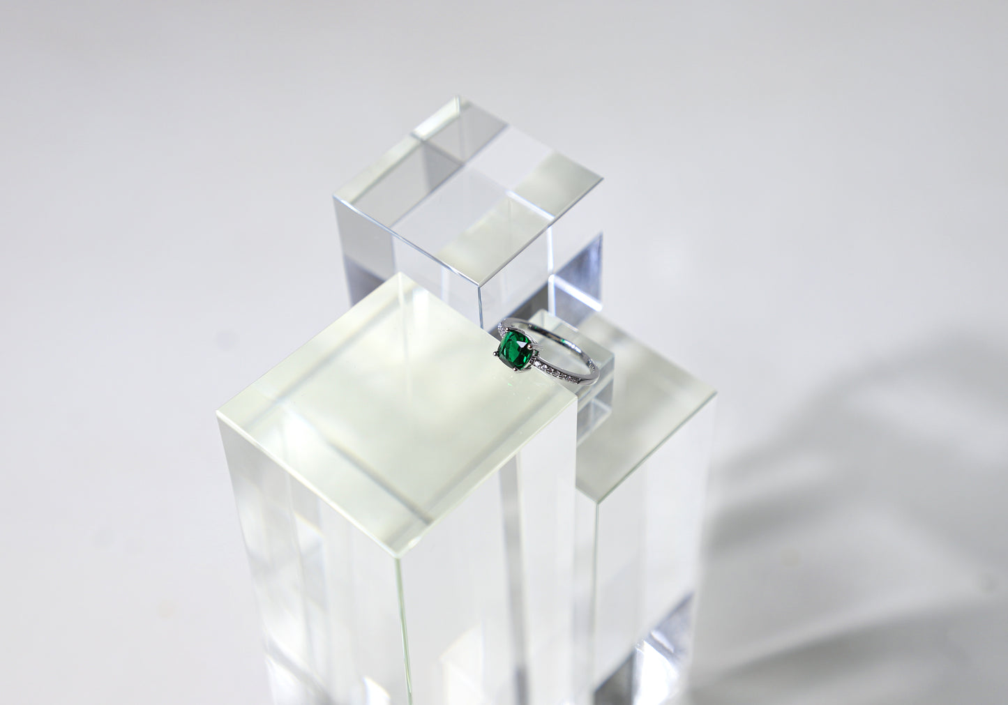 square birthstone ring