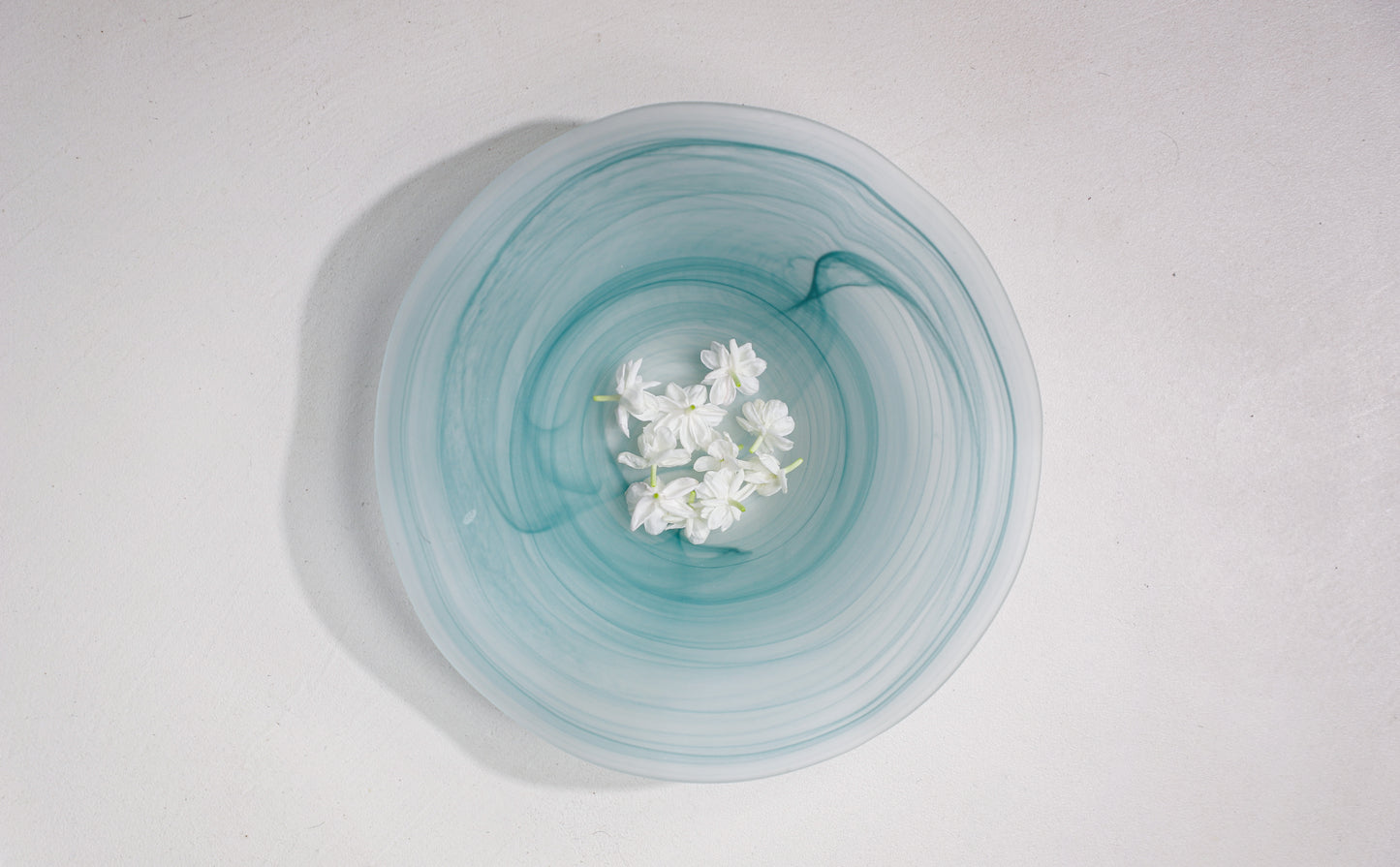irregular mist glass plate