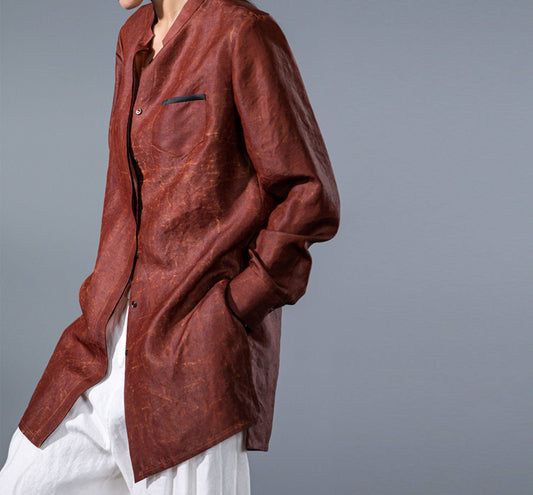 edoa Mud Silk Button-down Shirt