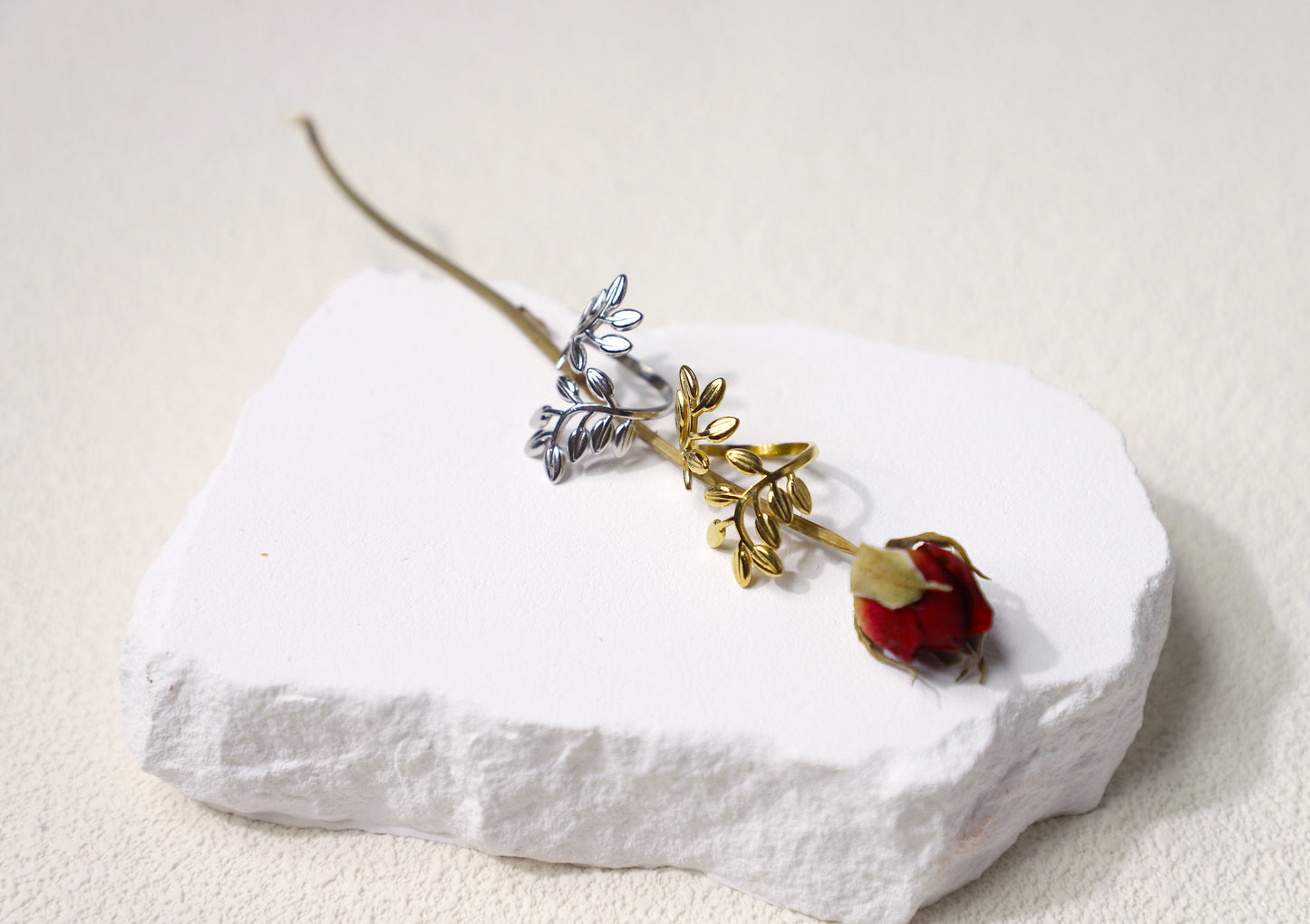 olive branch ring