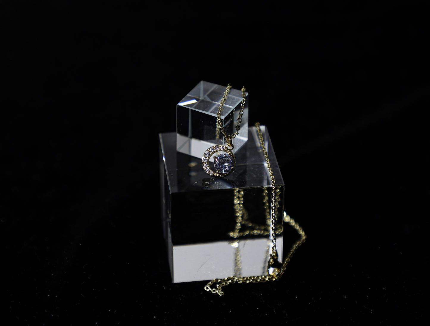 star and moon necklace