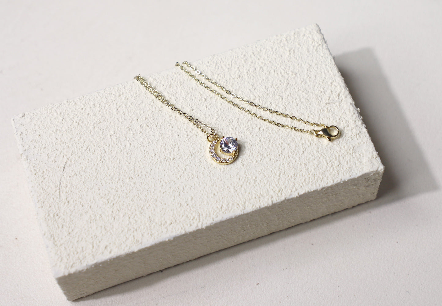star and moon necklace