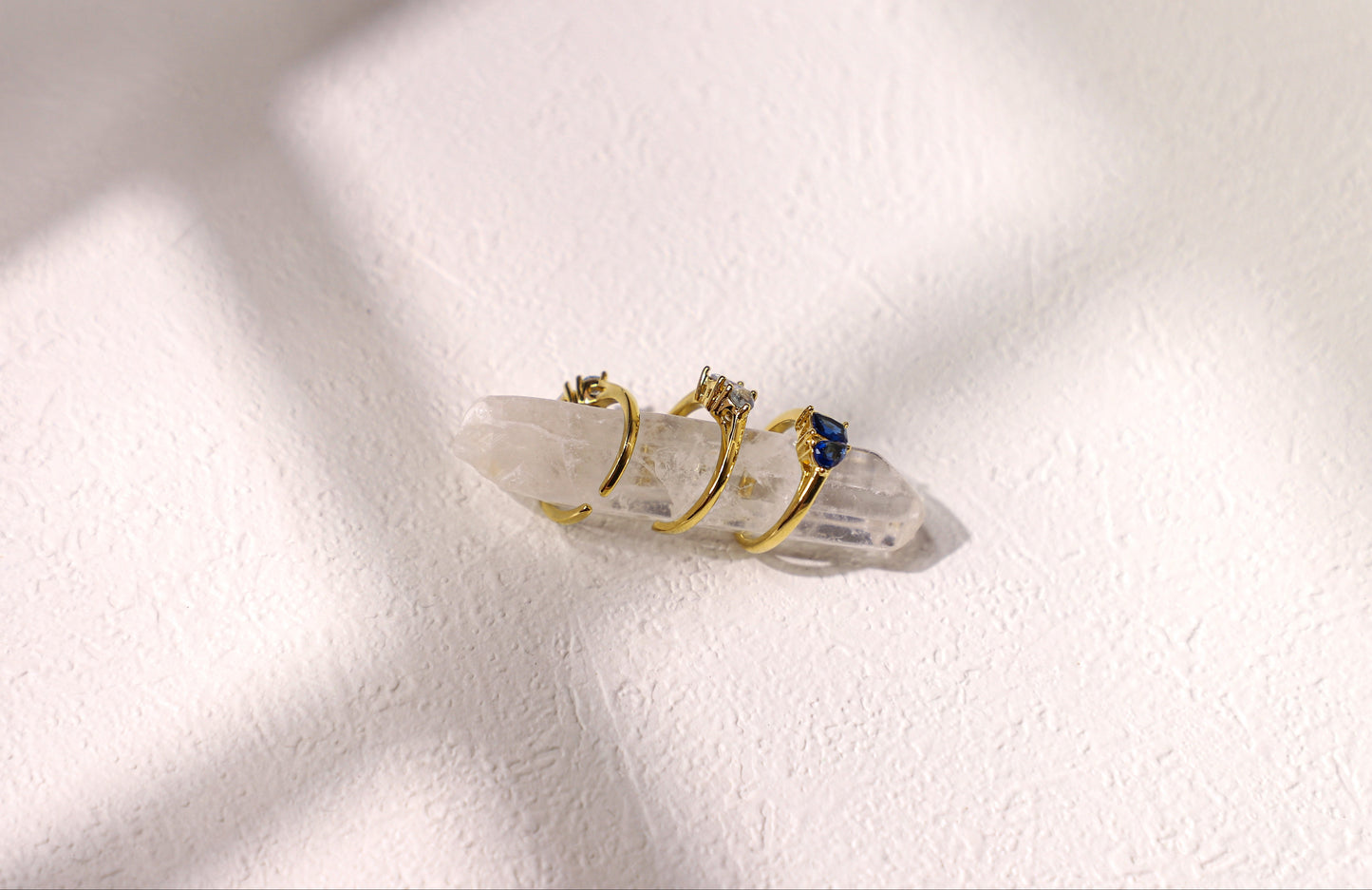 Toi et Moi birthstone ring
