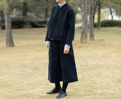 edoa Double Faced Alpaca Wool Jacket