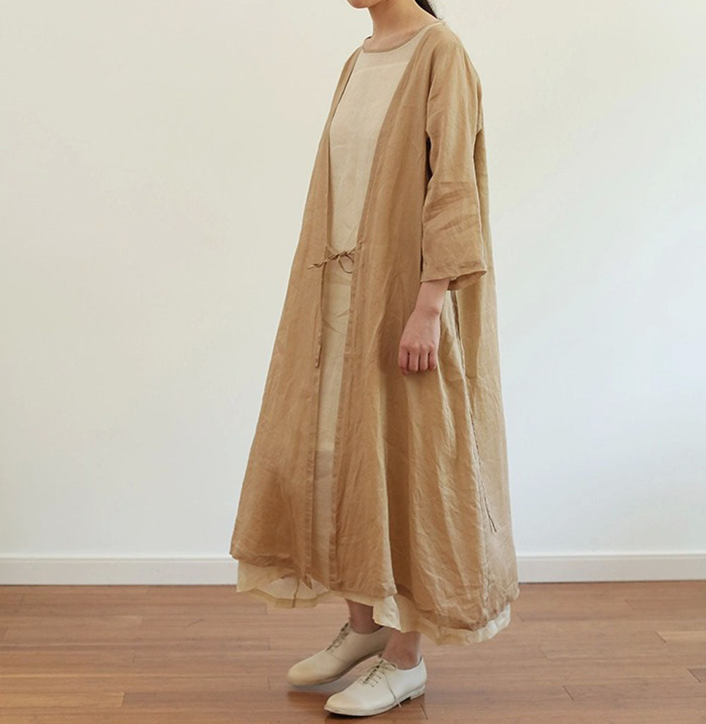 edoa Super Light Two Tone Kimono Dress