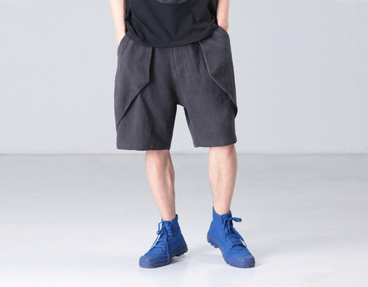 edoa Linen Cotton Blend Shorts