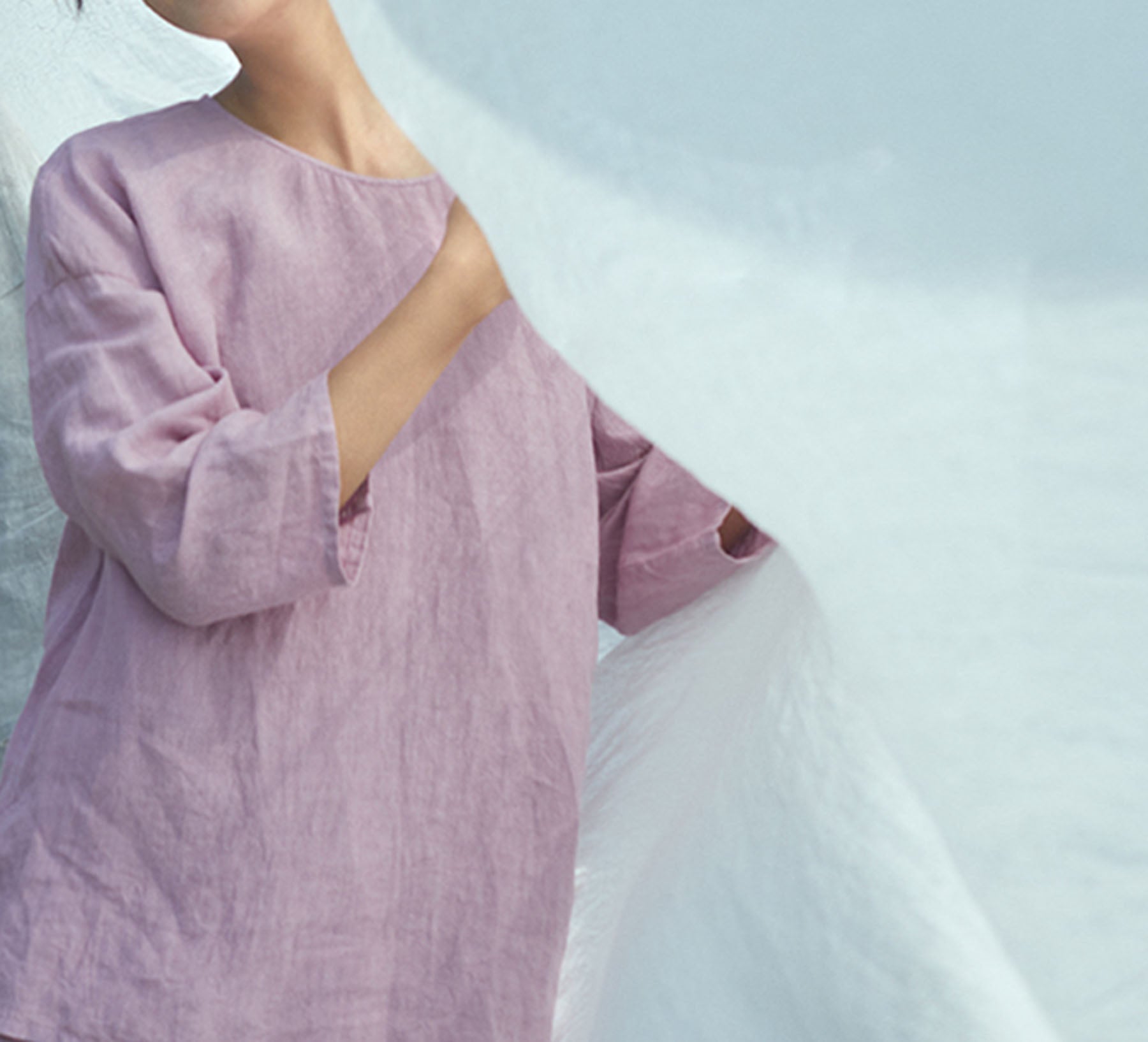 edoa Stay at Home Washed Linen Loungewear