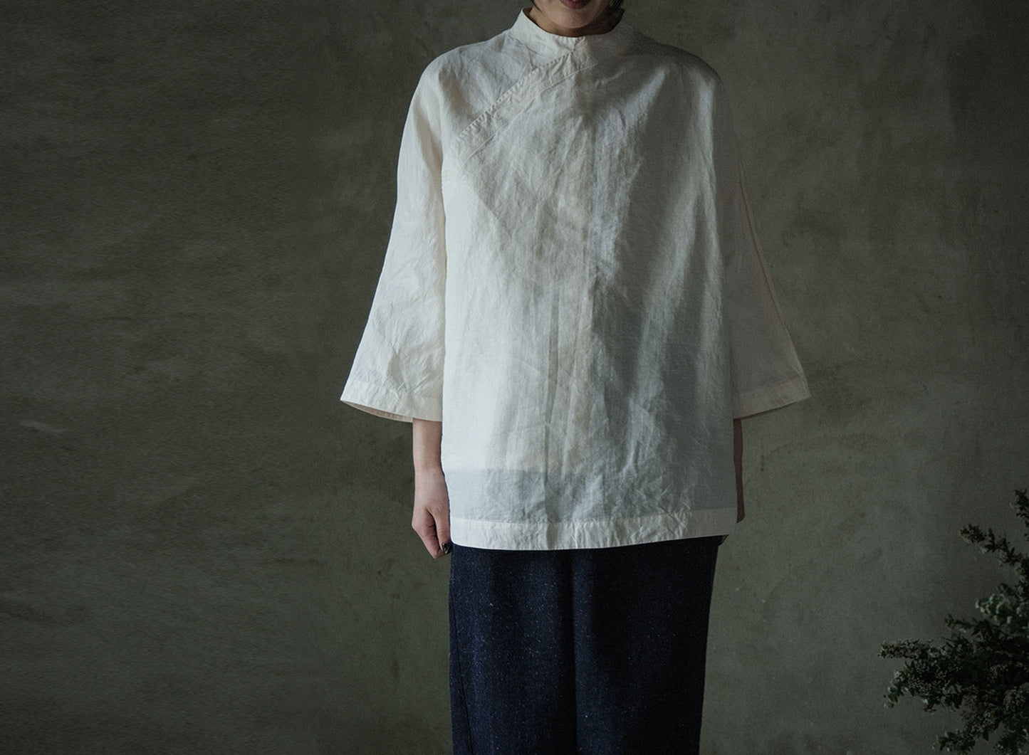 edoa Paper Cotton Chinese Top