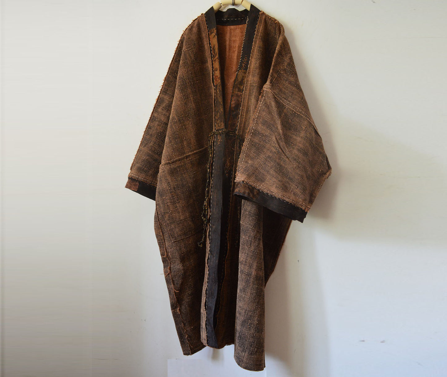 Mud Tussah Silk Chinese Hanfu Coat co0186 X012