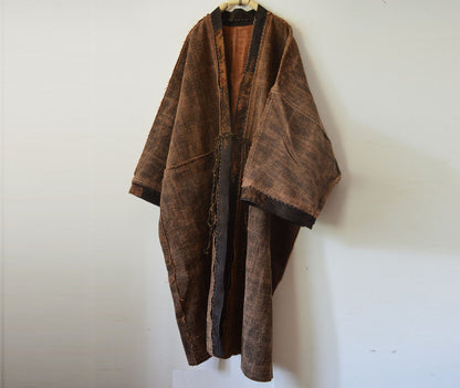 Mud Tussah Silk Chinese Hanfu Coat co0186 X012
