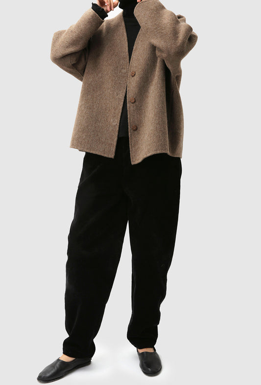 edoa  Double-faced Wool Alpaca Jacket