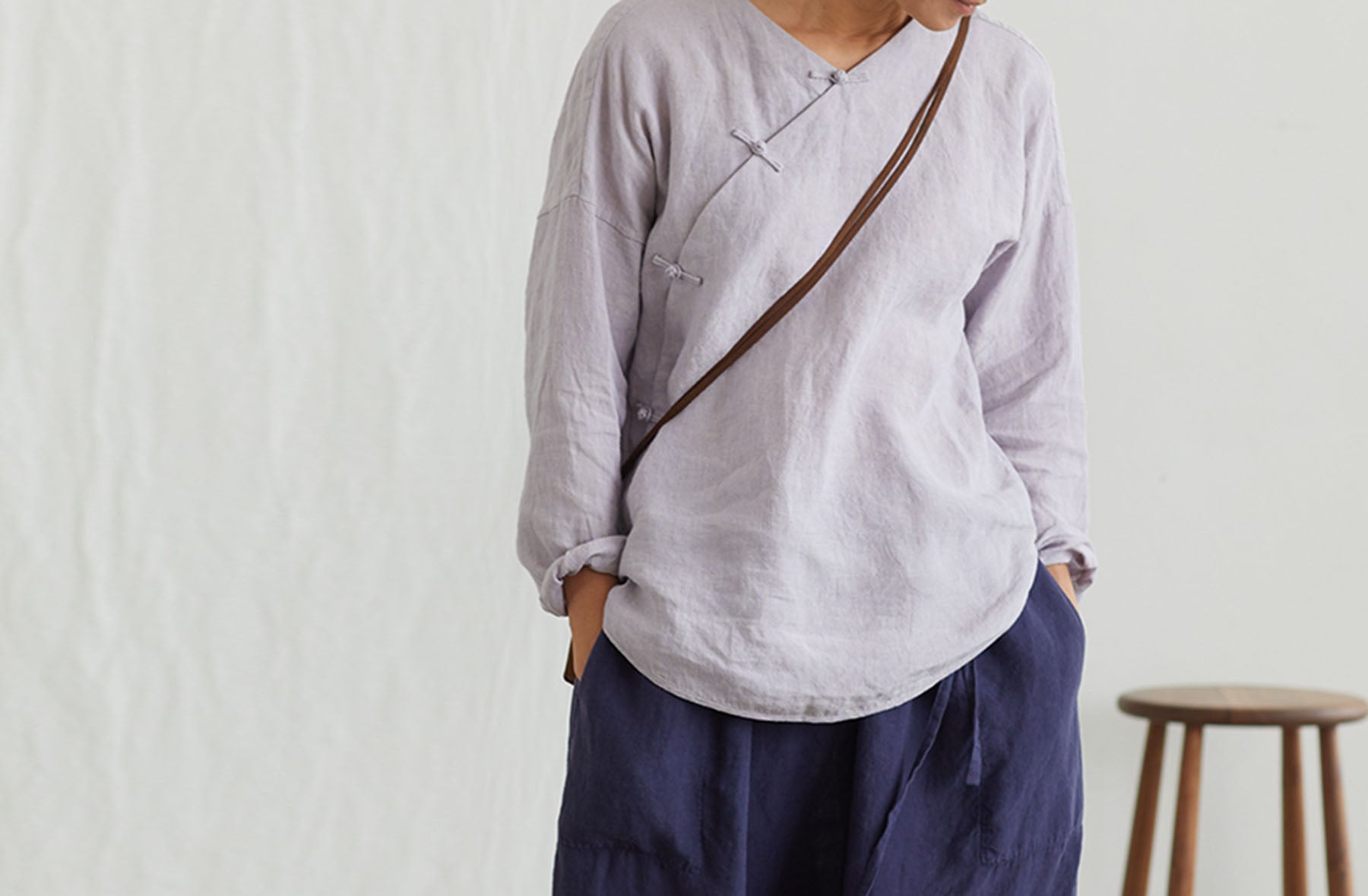 edoa Modified Hemp Chinese Top