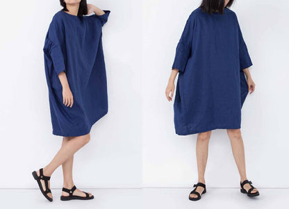 edoa French Linen Smock Tunic
