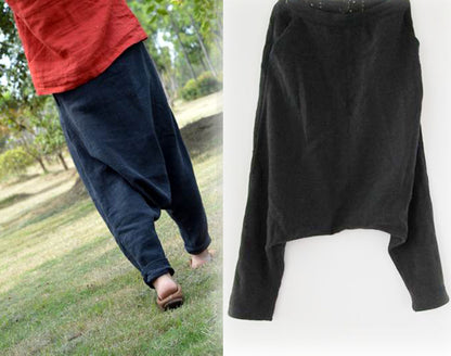 Ramie Cotton blend Drop Crotch Yoga Pants pa0106 231