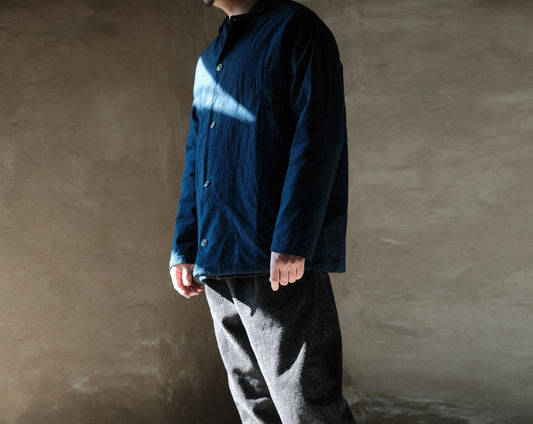 edoa Indogo Blue Padded Jacket
