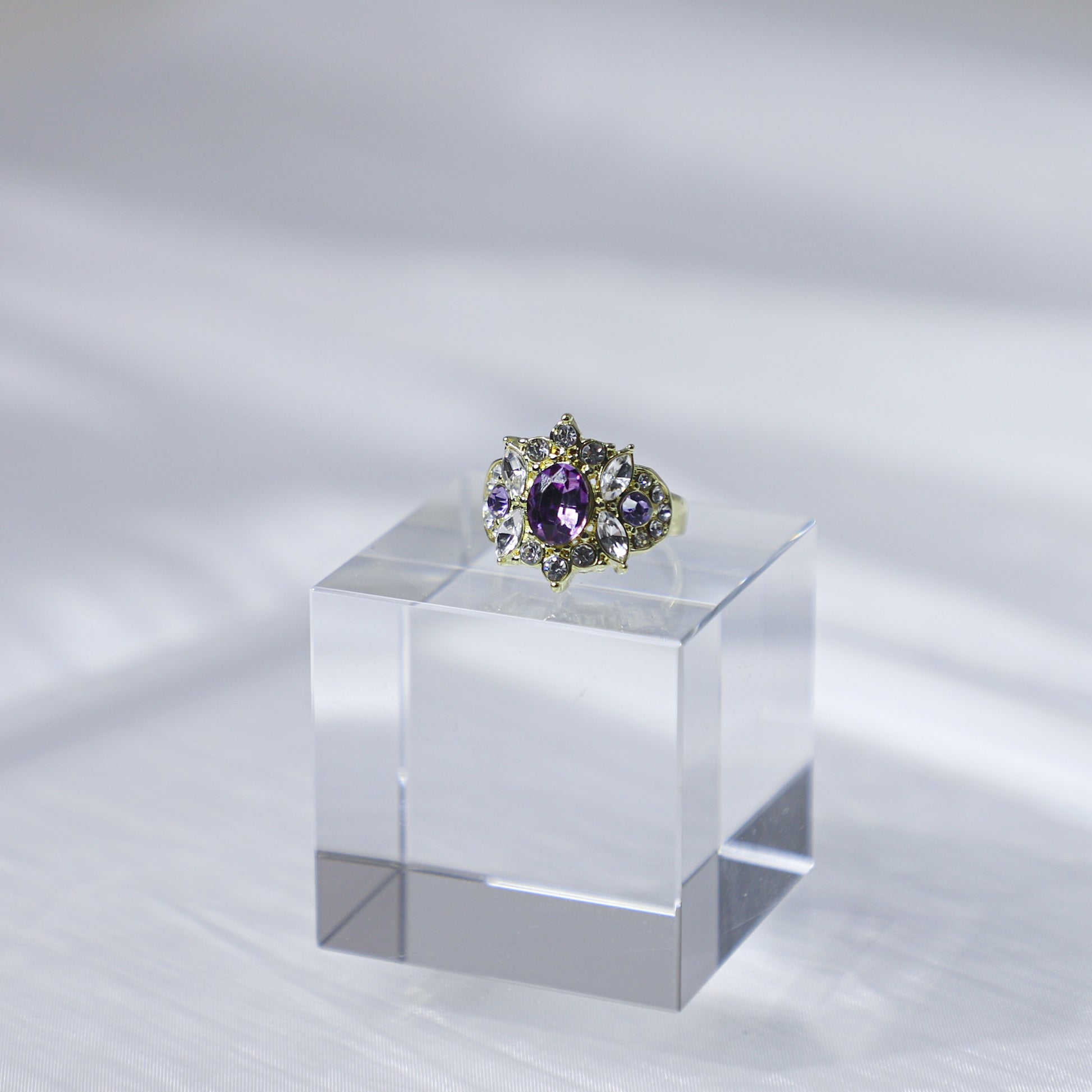 edoa Vintage French Chic Amethyst Ring
