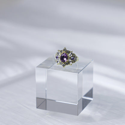 edoa Vintage French Chic Amethyst Ring