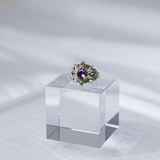 edoa Vintage French Chic Amethyst Ring