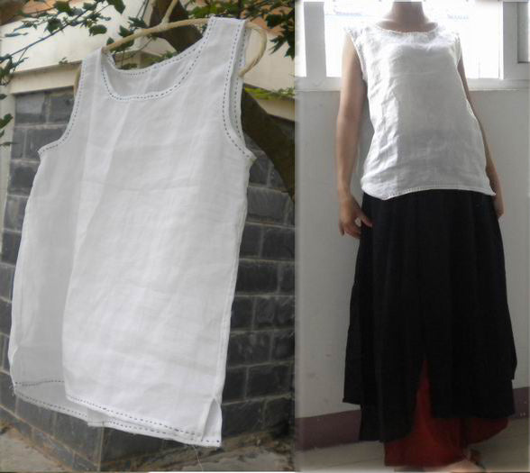 edoa Linen Tank Top