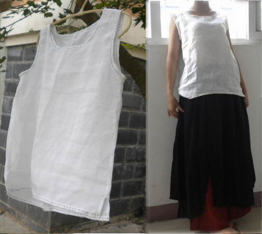 edoa Linen Tank Top