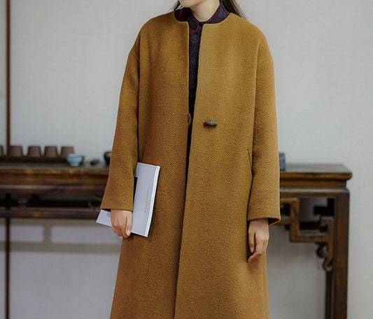 edoa Wool Cashmere Blend Coat