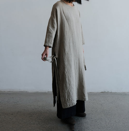 edoa Flax Linen Kaftan