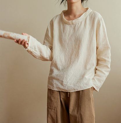 edoa Loose Linen Smock