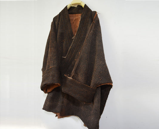 edoa Reversible Mud Tussah Silk Hanfu