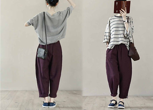 edoa Tapered Boyfriend Pants