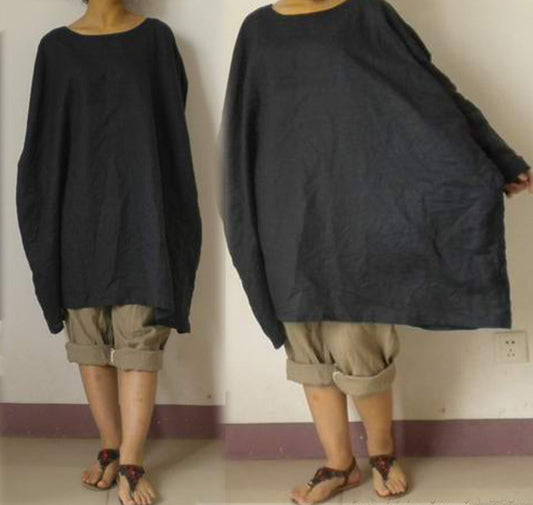 edoa freesize linen tunic