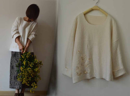 Japanese Boiled Wool Knit Top to0264 543