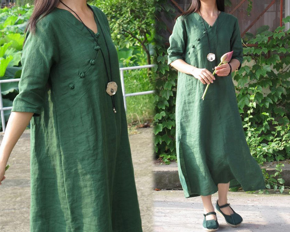 edoa Modified Linen Dress