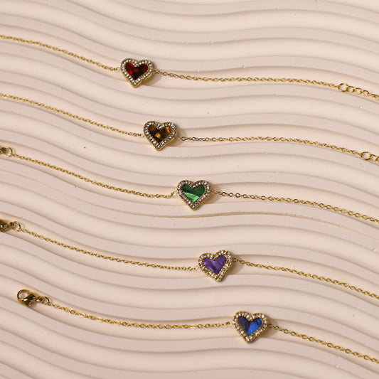 edoa Minimalist Heart Bracelet