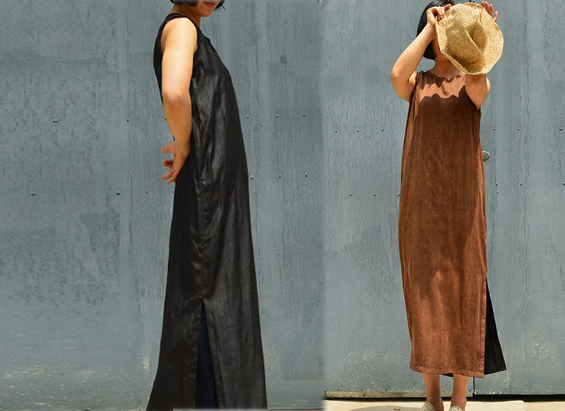 edoa Reversible Mud Silk Tank Dress 