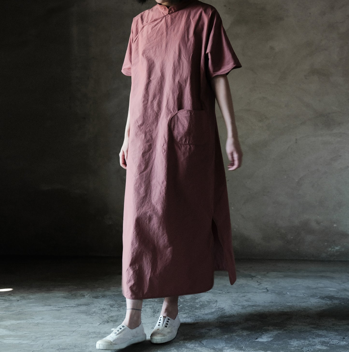 edoa Paper Cotton Modified Qipao