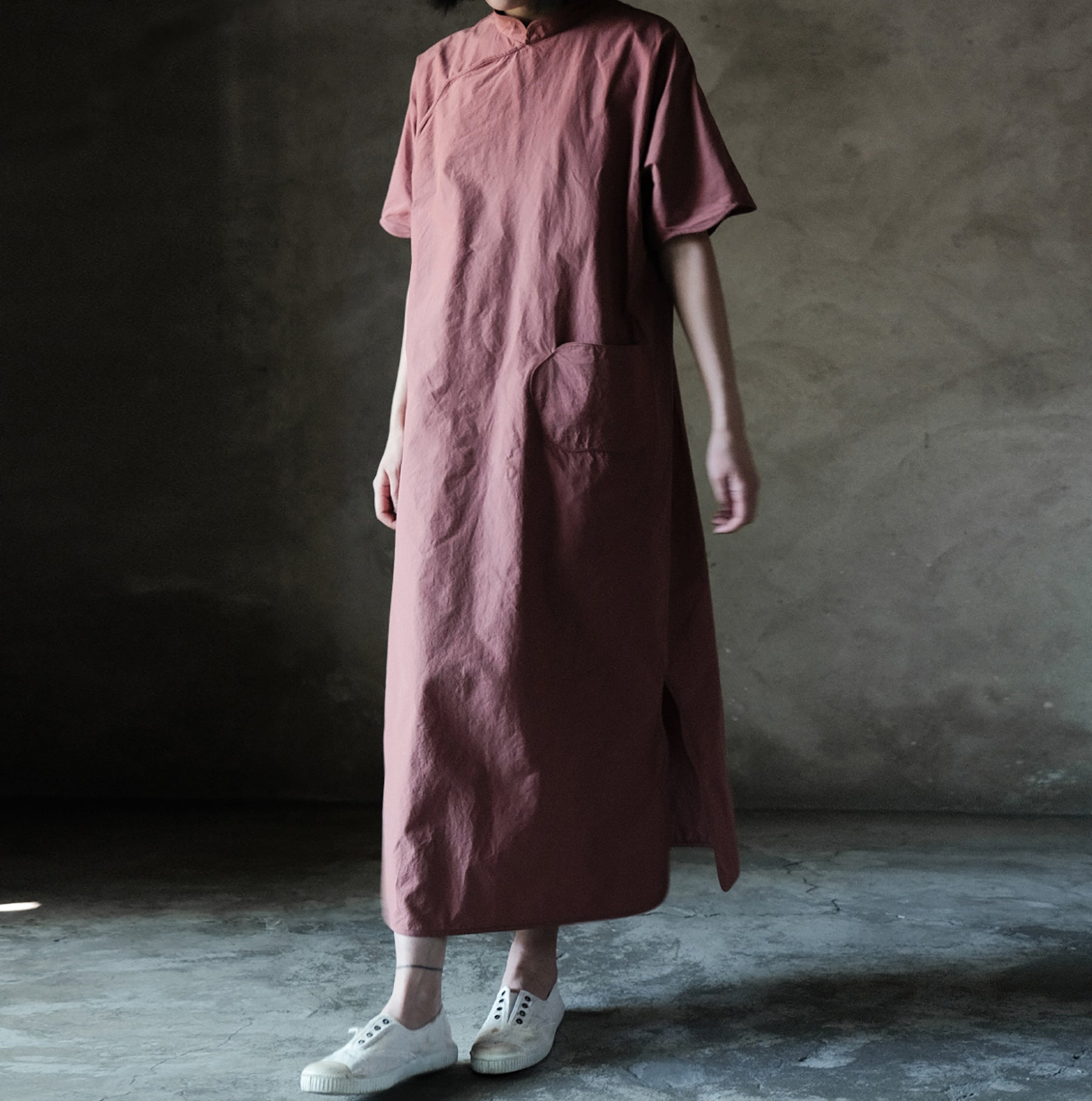 edoa Paper Cotton Modified Qipao