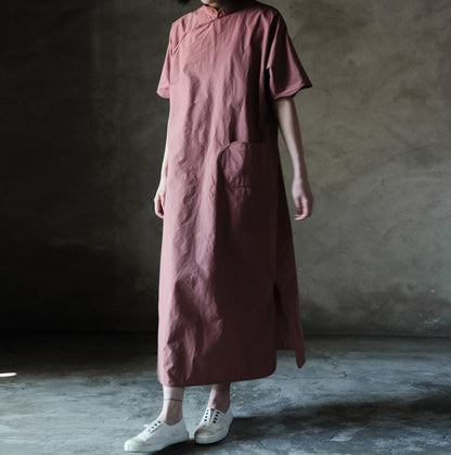 edoa Paper Cotton Modified Qipao