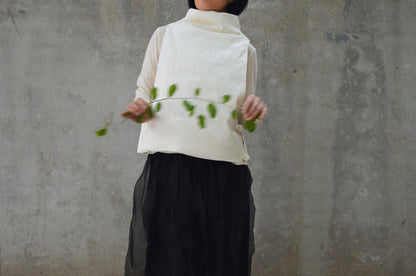 edoa Dupioni Silk Goose Down Vest