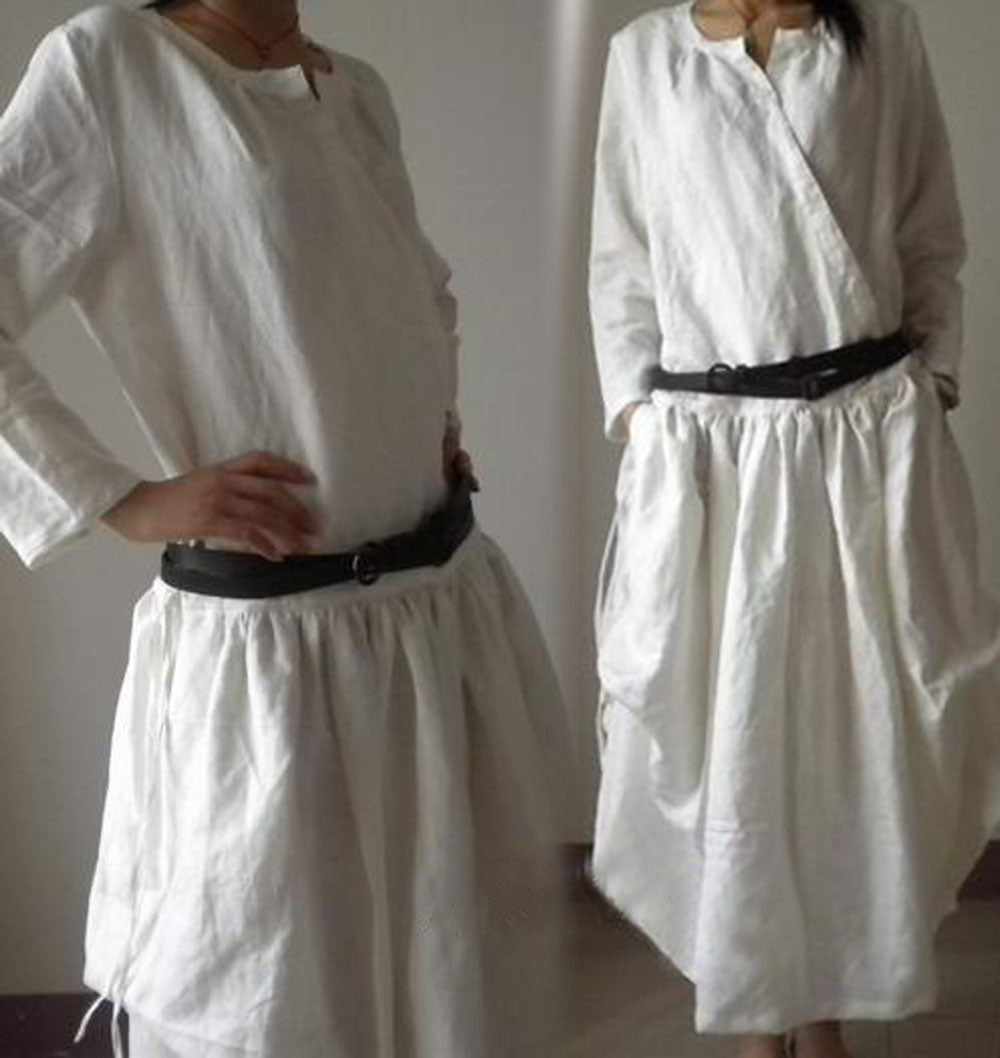 white linen maxi dress edoa