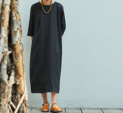 edoa Modified Mud Silk Satin Perlé Qipao