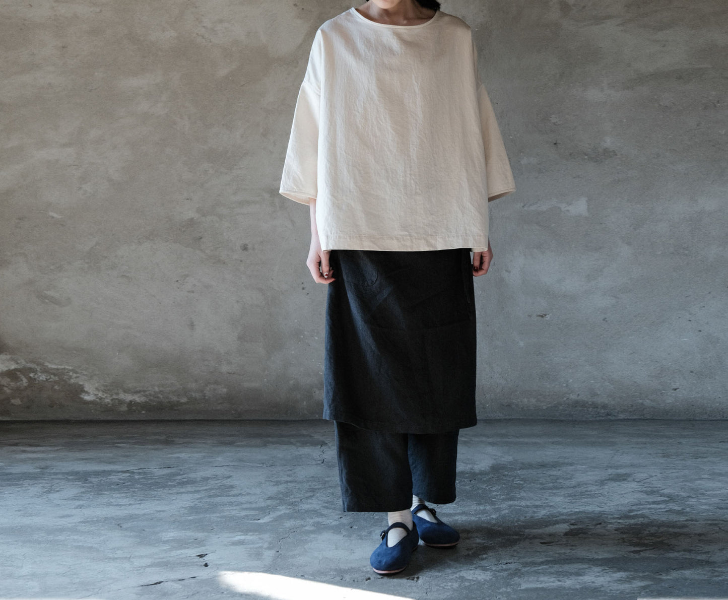 edoa Linen Apron Pants 