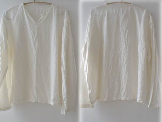 edoa Heavy Weight Washed Linen Shirt