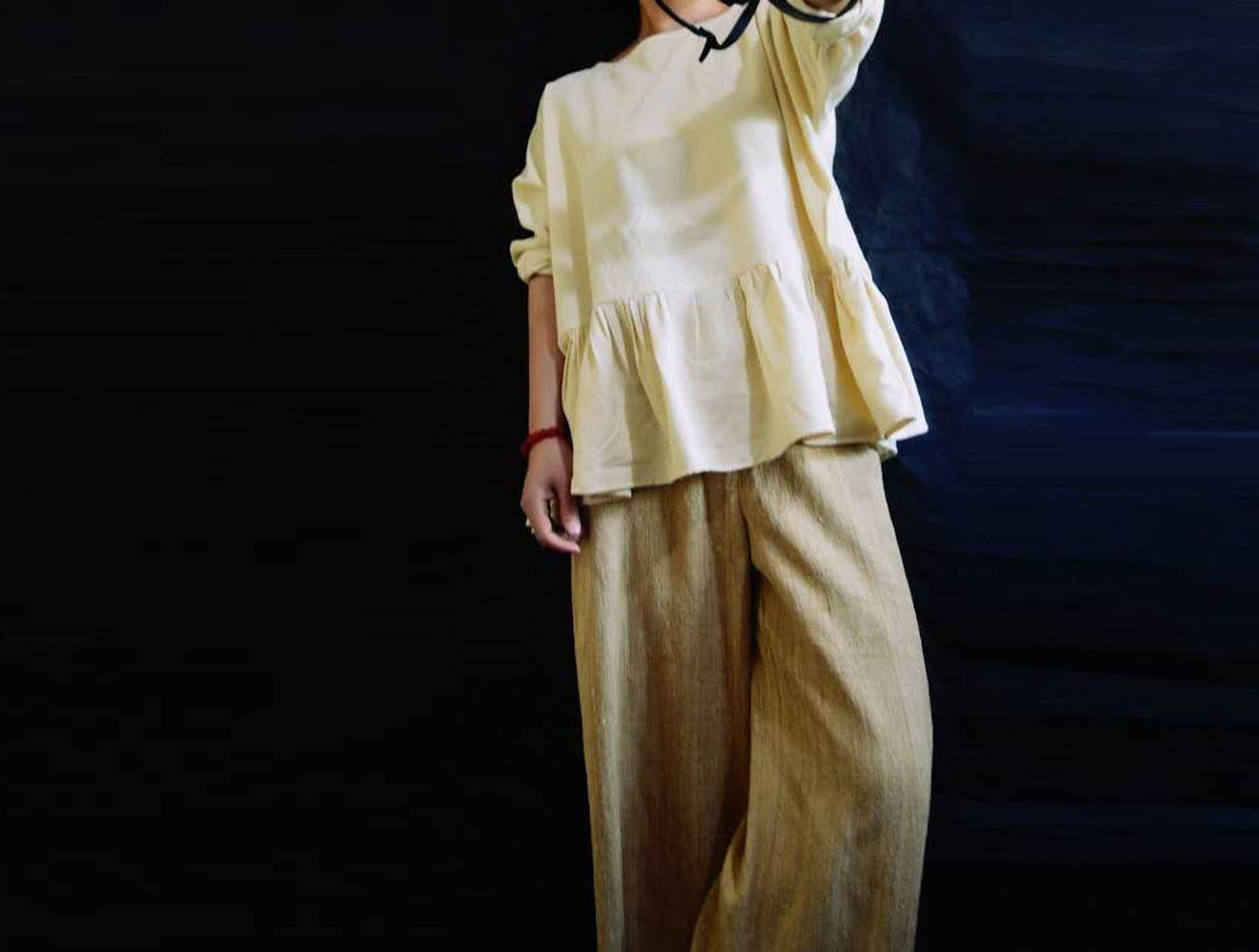 edoa Dupioni Silk Noil Tunic