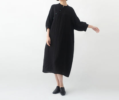 edoa Loose Fitting Linen Modified Dress