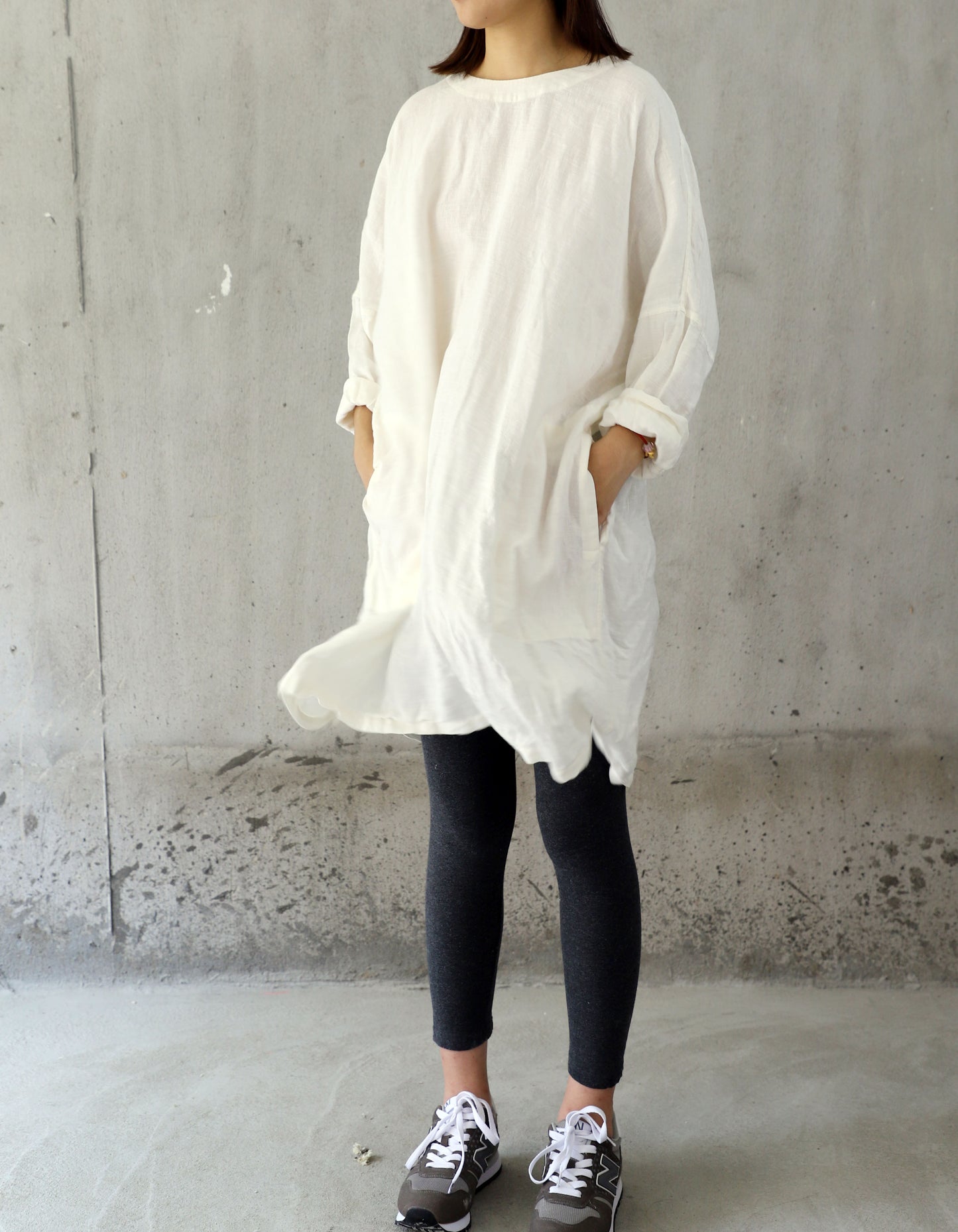 edoa Linen Oversized Tunic
